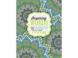 Livro Inspiring Words Coloring Book de Zondervan (Inglês)