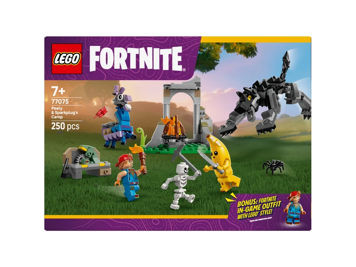LEGO Fortnite: Acampamento de Peely e Sparkplug - 77075