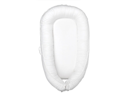 Ninho de Bebé Portátil em Algodão Respirável com Capa Removível,90x50cm DIGITALLAB (branco)