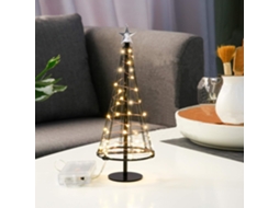 Árvore artificial Sankt Mini Sankt com cobertura plana para teto e estrutura para uso externo e interno.