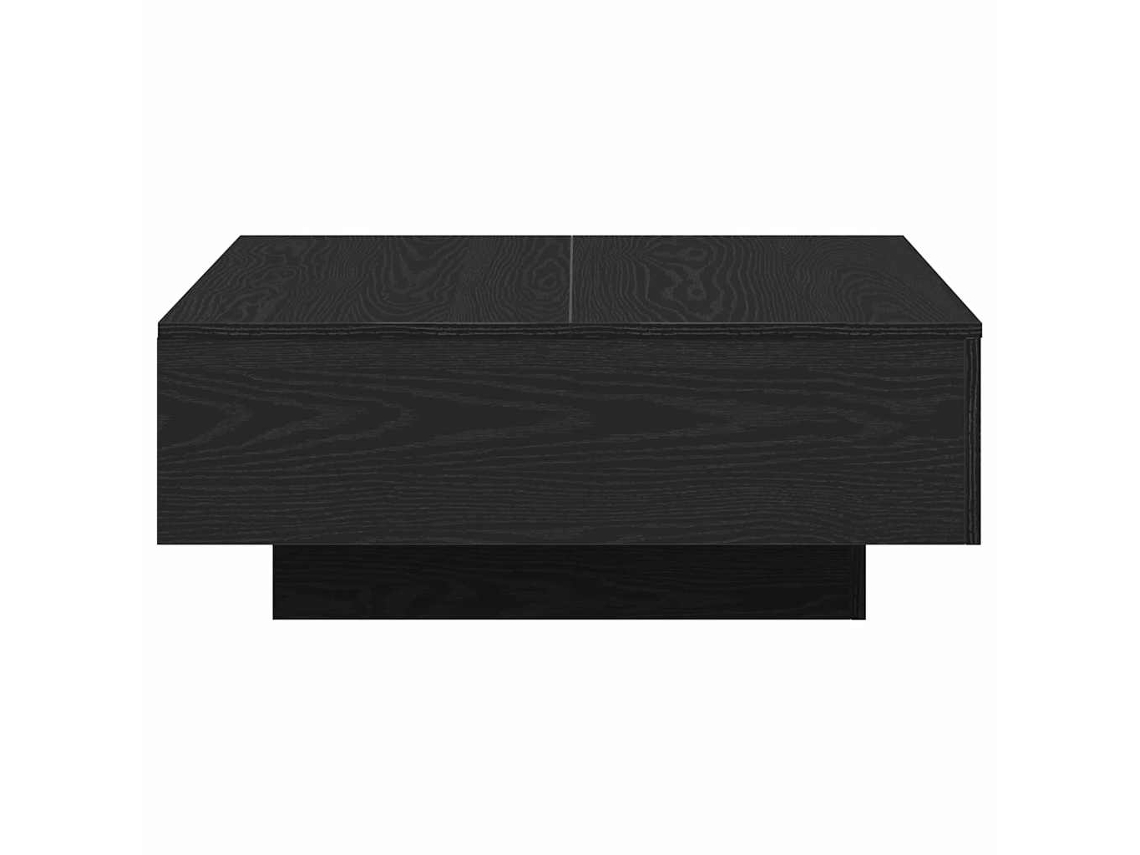 Mesa de Centro Carvalho Preto 80 X 80 X 31 Cm MAISON EXCLUSIVE