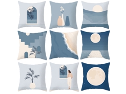 Conjunto De 9 Capas De Almofada 45x45cm Capas De Almofada Decorativas Para Pat