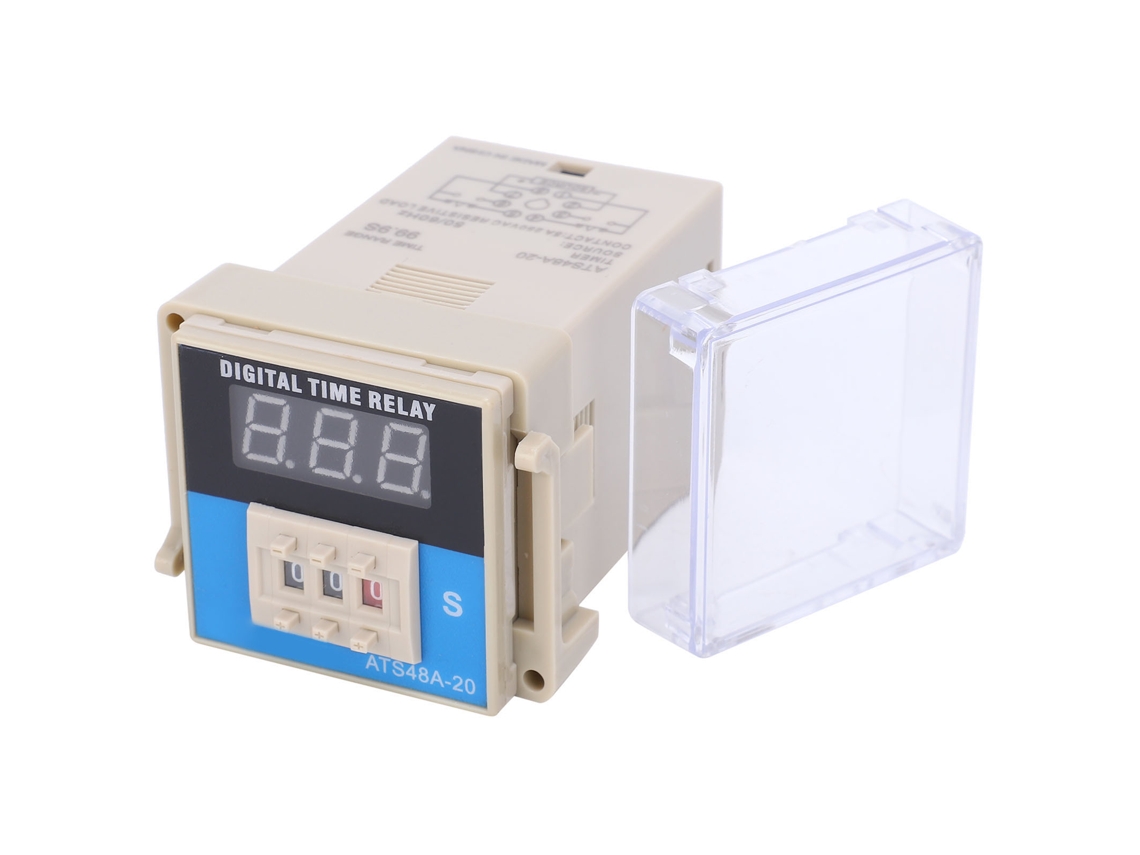 Relé de tempo digital Ats48a 20 3d com display e S/MARCA