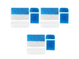 Acessório para Aspiradores THOMA 3 Conjuntos Thoma Twin Genius Filtro Hepa Thoma 787203 Aquafilter Genius Aquafilter Filters