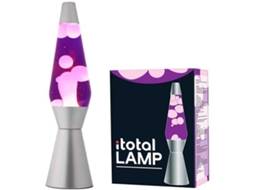 Candeeiro de Lava Itotal Cor de Rosa Violeta 36 Cm