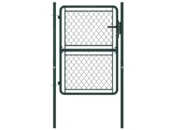 Garden Gate, Garden Gates Vidaxl Verde Aço (100 X 150 Cm)
