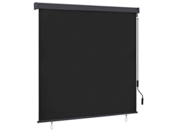 Vidaxl Estore De Rolo Para Exterior 160x250 Cm Antracite