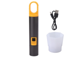 Lanterna Led Recarregável 1000lm com Zoom Ipx4 Resistente À Água e Display de Bateria | S/MARCA