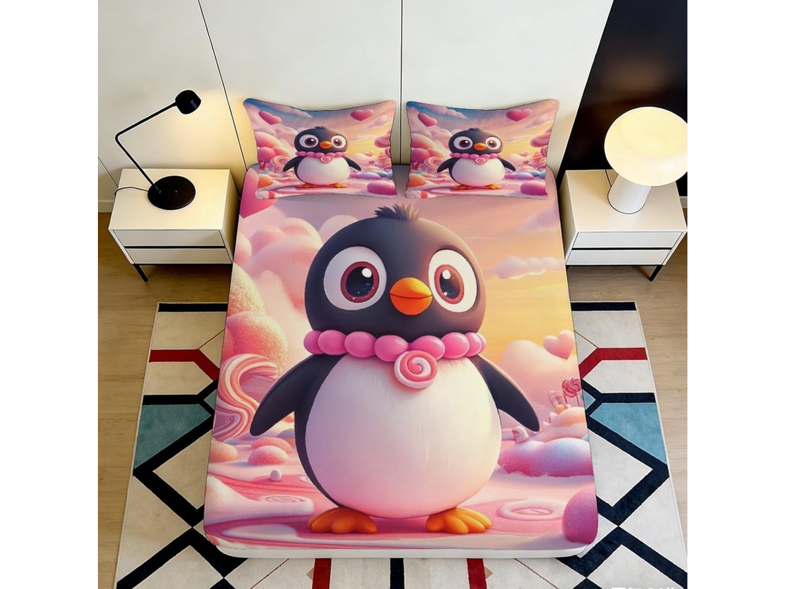 Conjunto de Cama Fofo em Microfibra Fronha 200x25cm