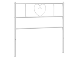 Cabeceira de substituição de 75 cm em metal branco, exclusiva da MAISON.