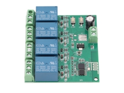 Módulo De Relé De 4 Canais Com Chip Esp8266 Controle Sem Fio Wifi Placa De Relés Para Equipamentos Eletrônicos Dc5v