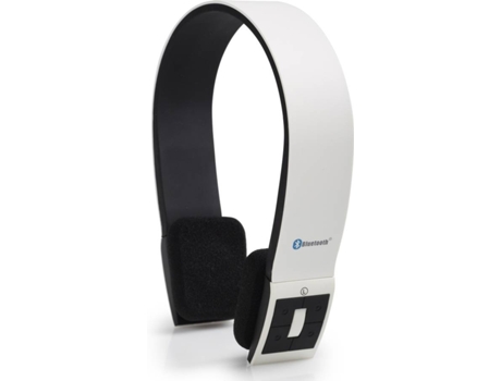 Auscultadores Bluetooth AUDIOSONIC HP-1640 (On Ear - Microfone - Branco)