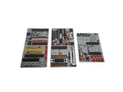 Conjunto de Quebra cabeças de Metal 3d Trem Blindado 43cm