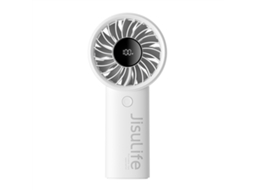 Jisulife, Ventilador Portátil De Mão Fan 4, 3600 Mah, Cinzento Claro