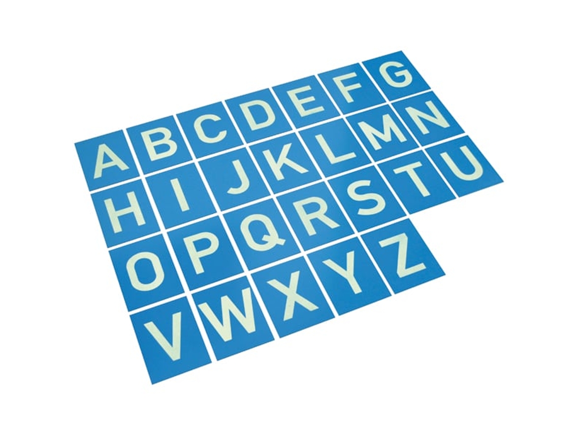 Conjunto De Letras Do Alfabeto Em Lixa Eduplay Brinquedos Educativos