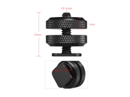 2 Peças Adaptador De Base De Câmera Para Parafuso 1/4"-20 Para Tripé, Flash, Microfone, Luzes Led E Acessórios De Fotografia
