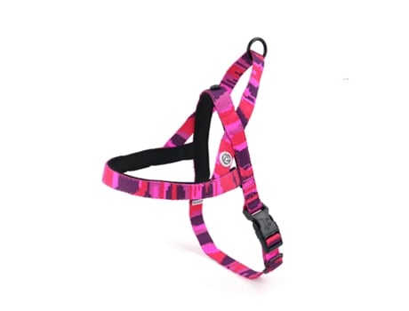 Arnês para Cães BARKALOT Plástico Reciclado Camuflagem Rosa L