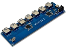 Módulo Hub Usb 3.1 Vl817 Com 1 A 7 Portas E Função De Prevenção