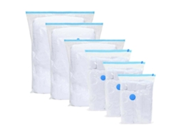 Conjunto 50 Sacos De Armazenamento Vidaxl Transparente Poliamida (100 X 80 Cm)