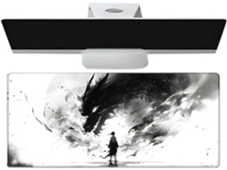 Mousepad Xxl Para Escritório, Mousepad Xxl Antiderrapante Para Computador Com Bordas Elevadas Mous Vayotoy