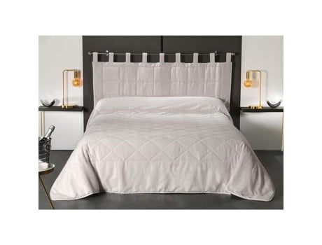 Colcha de Cama Efeito Veludo Bege 180 X 240 Cm LINDER