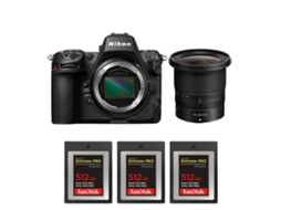 Z8 + Z 14 30mm F/4 S + 3 Sandisk 512gb Extreme Pro Cfexpress Type B Máquina Fotográfica Híbrida Full frame + Ebook Pricedirect NIKON