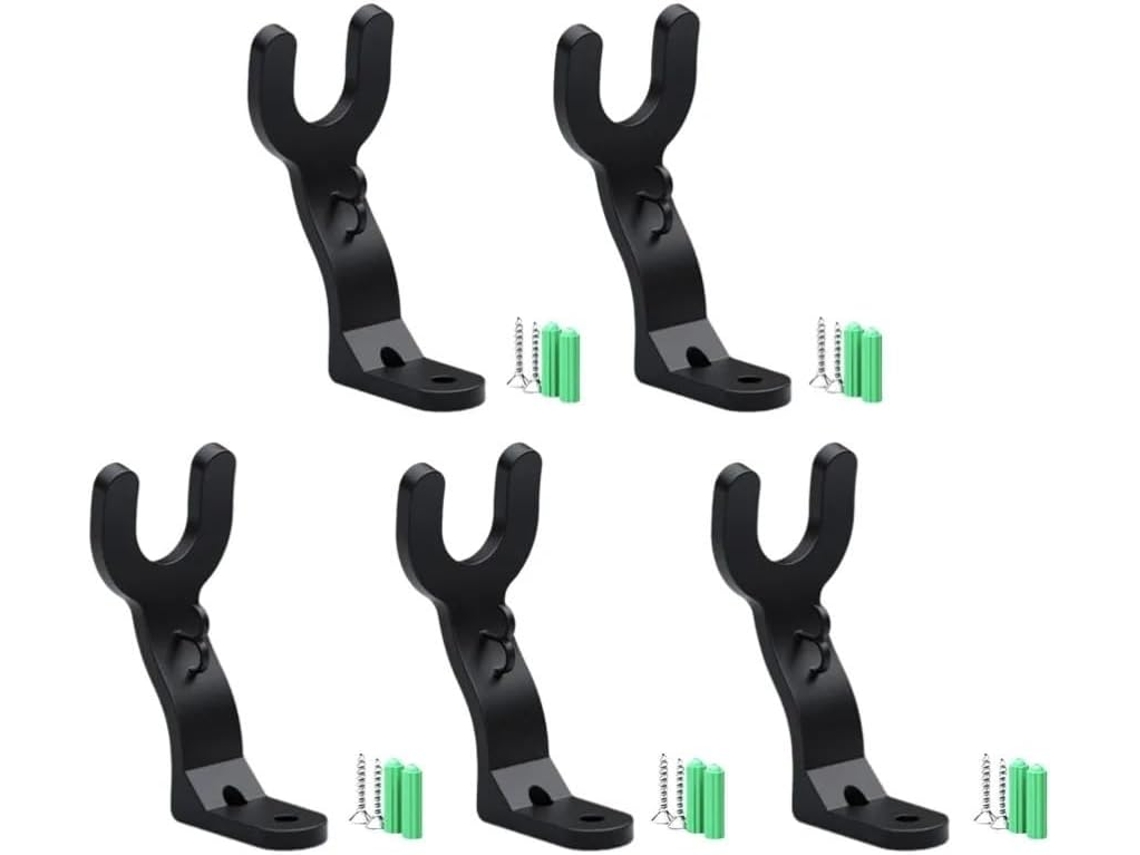 Conjunto De 10 Ganchos Para Capacete De Motocicleta, Versáteis Para Montagem Na Parede (5 Peças)