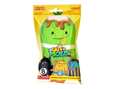 Cats Vs Pickles Gold Bag Com Surpresa Recheado (Idade Mínima Recomendada: 4 anos)
