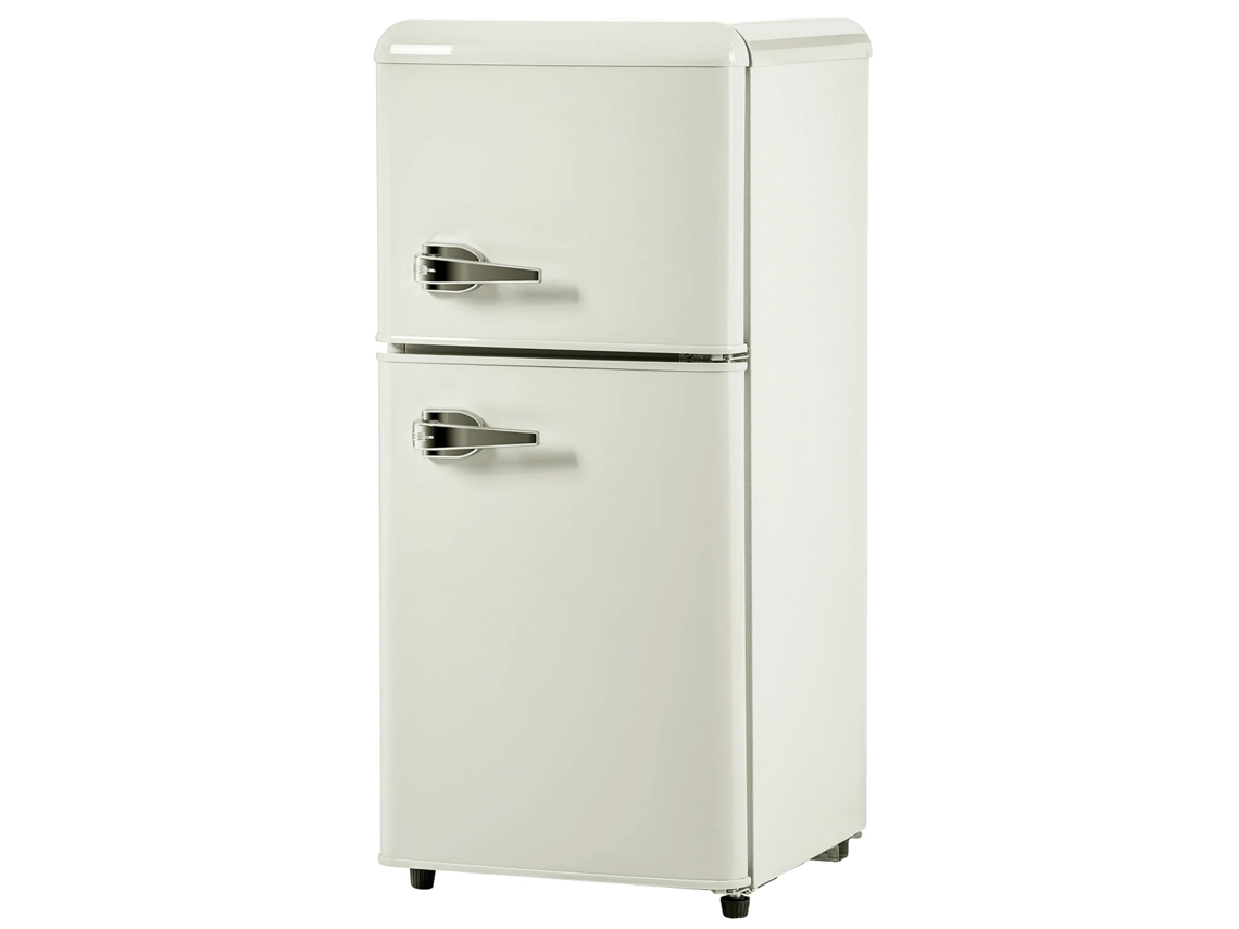 Refrigerador, Compartimento Duplo, Capacidade De 60l, Eficiente Em Energia, Branco Sujo