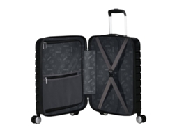 Mala De Cabine 55cm 4r Frontal Flashline Preta American Tourister