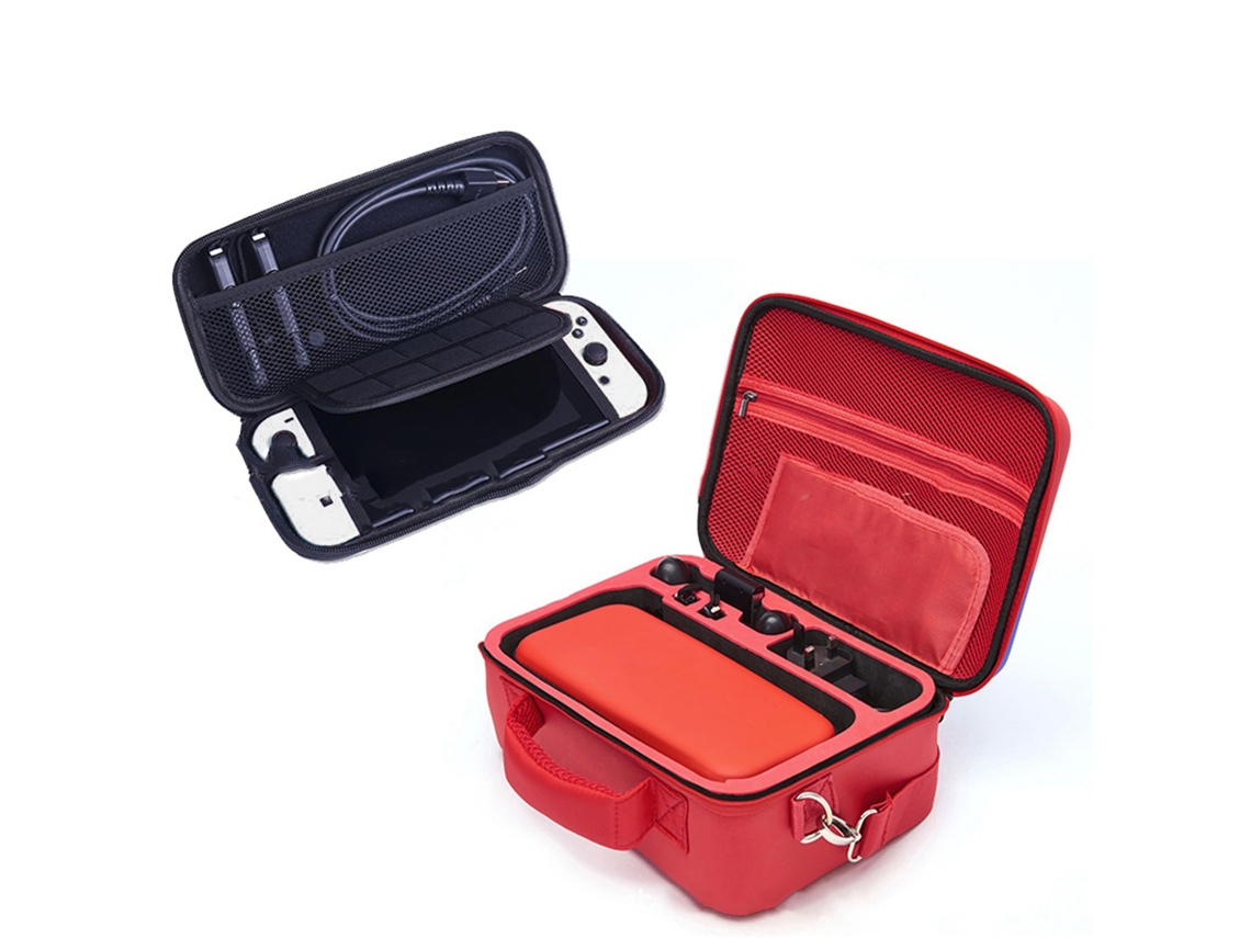 Bolsa de Almacenamiento para Consola Switch Mochila Rígida, Resistente Al Polvo Y a Los Impactos, Con Compartimento.
