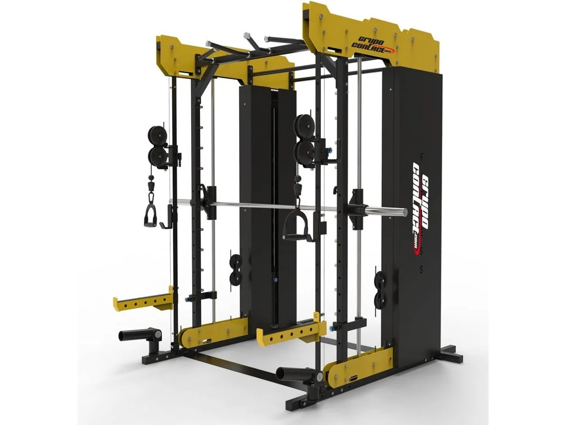 Aparelho de Musculação GRUPO CONTACT Multifuncional Profissional (199x205x231 cm)