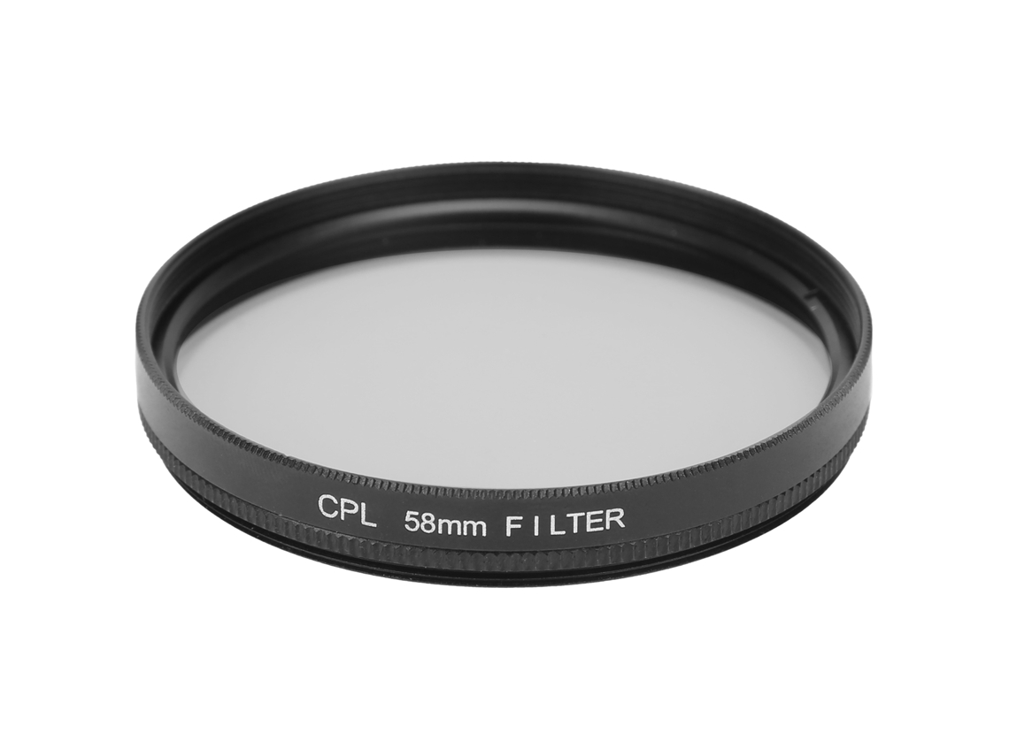 Filtro Cpl Polarizador Para Câmera Dslr Canon/nikon/sony/olympus/fuji 58mm Junestar