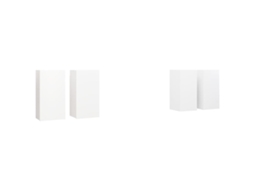 Tv Cabinet Set, Tv Cabinet Sets Vidaxl Branco Madeira Processada (n/a)