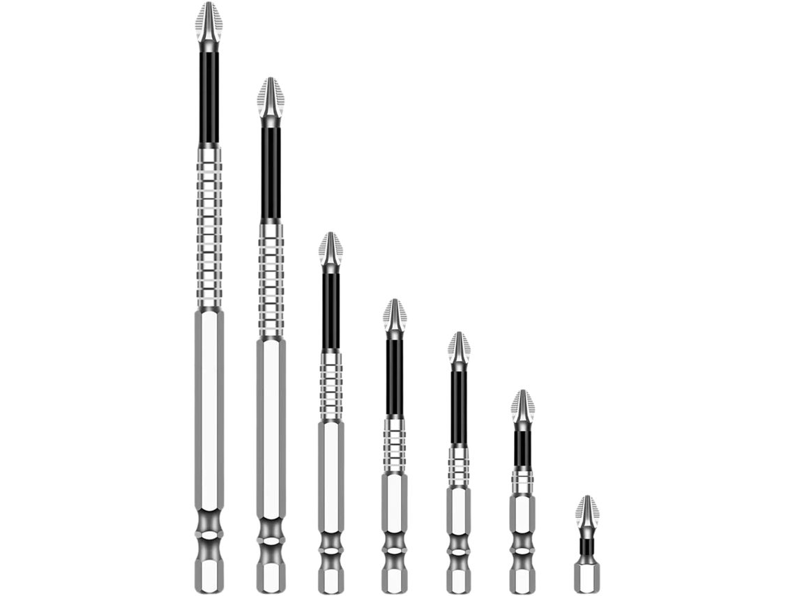 Conjunto De Pontas Chave Fenda, Parafusadeira E Furadeira Robusta,