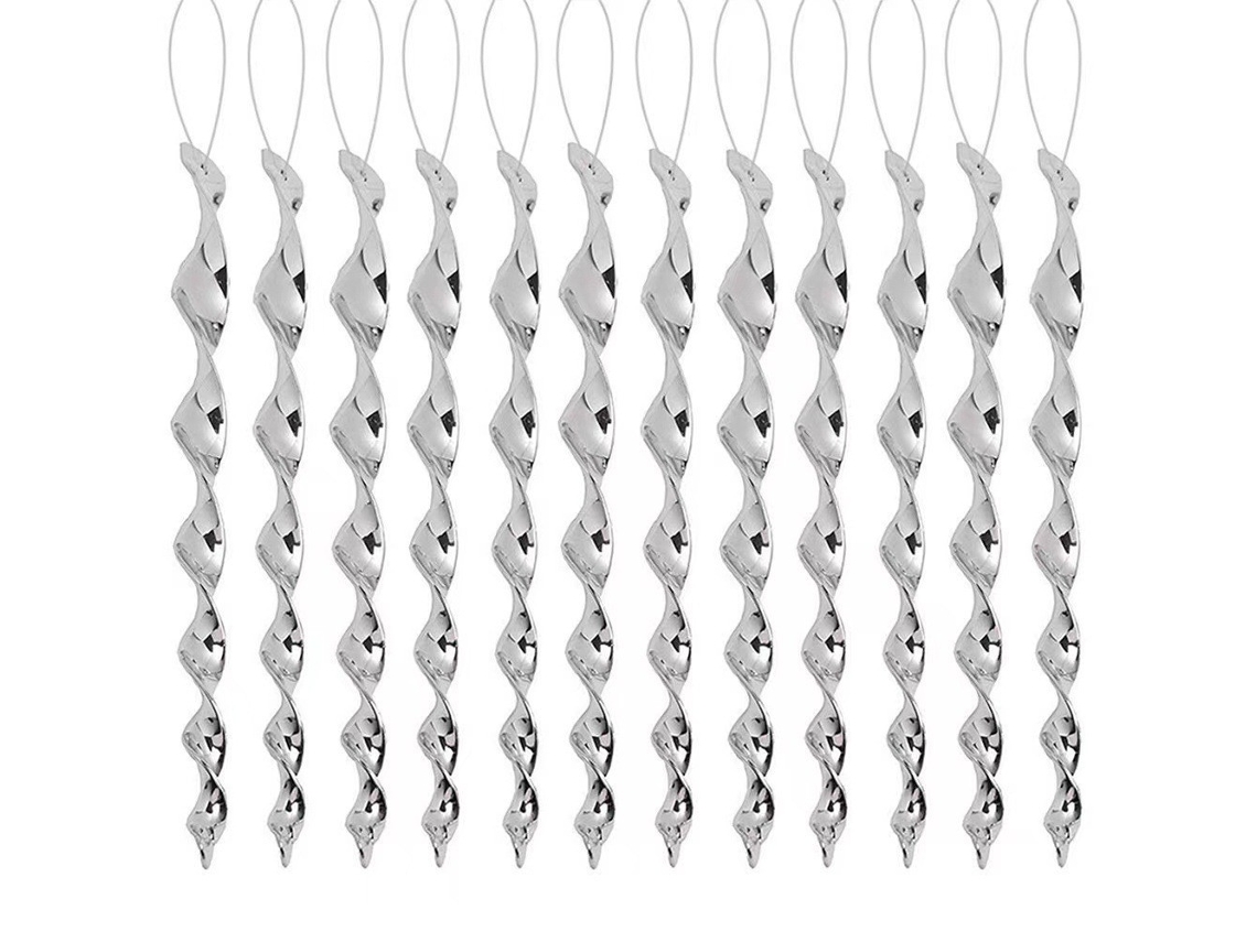Conjunto 20 Repelentes De Aves - Espanta Pombos Refletor - Para Varanda E Jardim - 30 Cm - Ps - Prateado