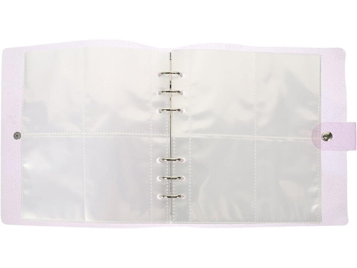 Álbum Fotos Transparente Grande Capacidade 25 Páginas Internas Resistentes Pvc Ideal Guardar Exibir Suas GOKOCO