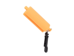 Extractor de Flechas de Silicone com Portachaves e Clip, Laranja | S/MARCA