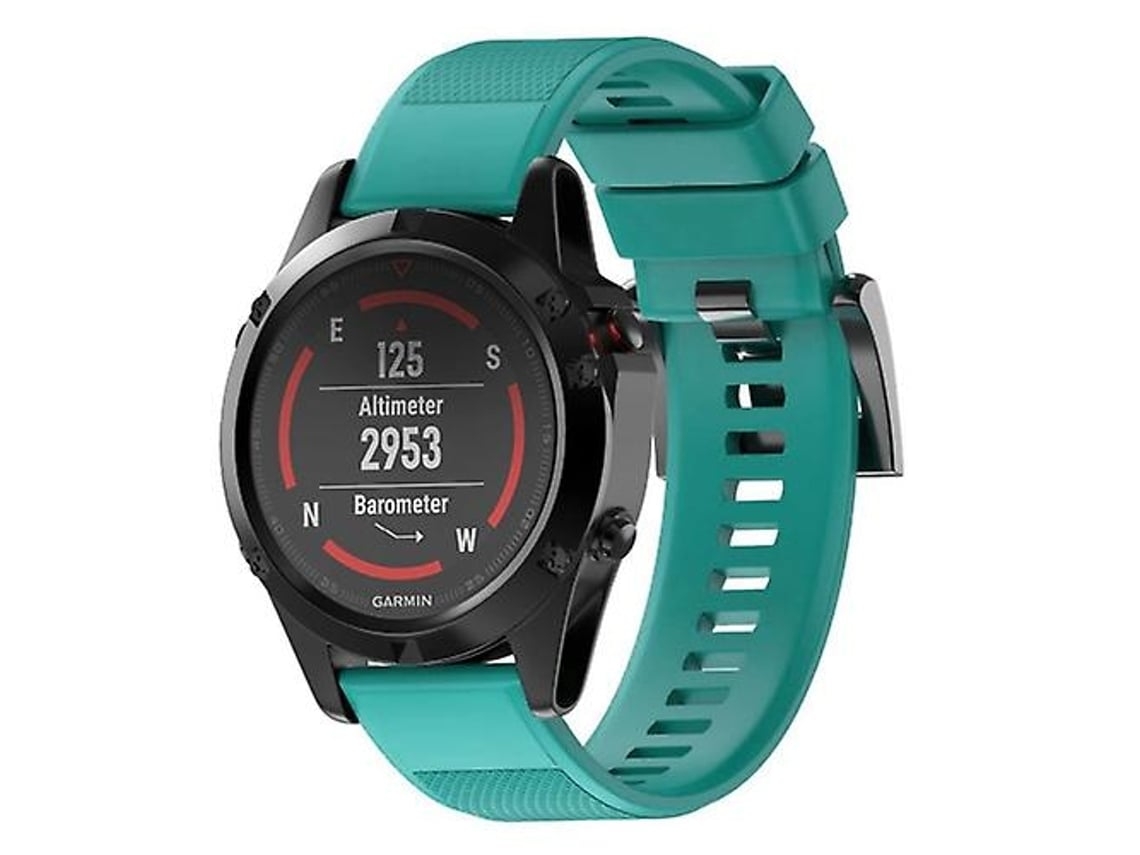 Lurelia Pulseira De Silicone Removível, Compatível Com Relógio Fenix 5x 26mm Azul Verde