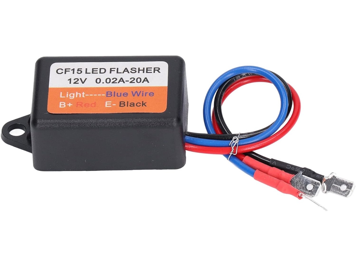 Módulo De Pisca Para Carro, Controlador De Luz Estroboscópica 0, 02-20a, À Prova D Água, Portátil, Potente Com Pinos De