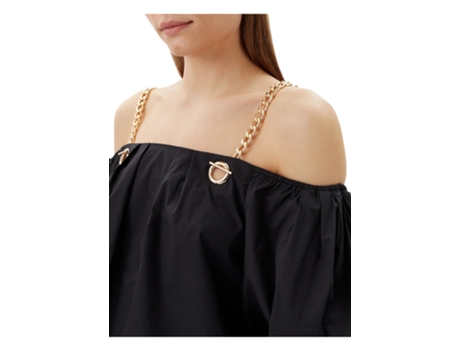Top De Mulher Maite Algodão Preto (xs)