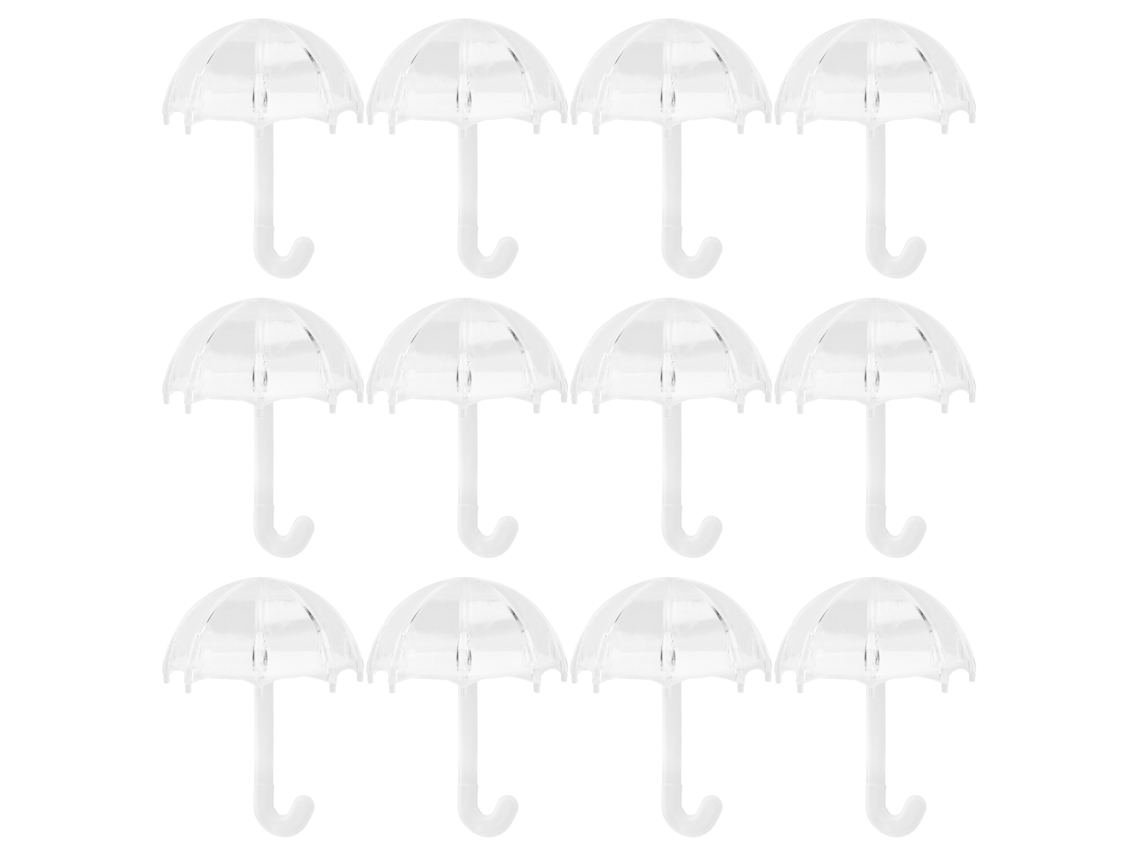Caixas de Doces em Forma de Guarda-chuva Plásticas para Festas Casamentos Decoração com S/MARCA