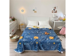 Manta de Inverno Fansu em Fleece com Estampa Planet Blue Macia e Quente Flanela Grossa Ideal para Cama Criança