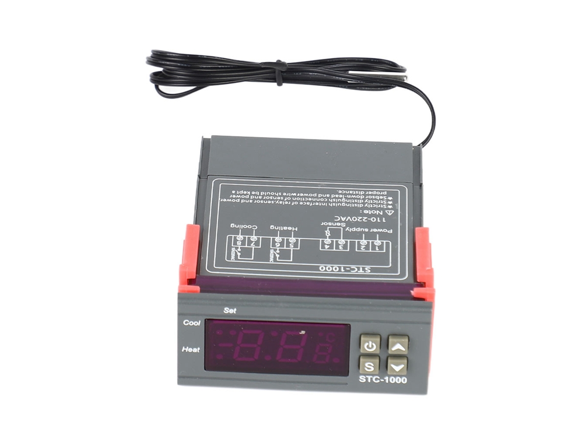 Controlador Digital de Temperatura com 2 Relés e Sensor NTC 110V/220V | S/MARCA