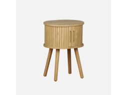 Mesa de Cabeceira Portas Correr SWEEEK Painéis laminados Bege (54x34x40)