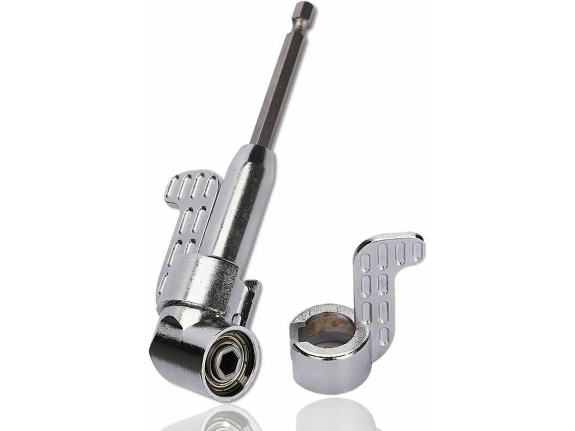 Chave De Fenda Angular De 1/4" Com Ângulo De 105° E Haste Hexagonal (prateada)