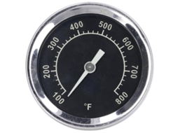 Termômetro de Aço Inoxidável com Mostrador, Faixa Temperatura 100 a 800 °f , para Forno Churrasco, Ponteiro. GOKOCO (38 427 °c)