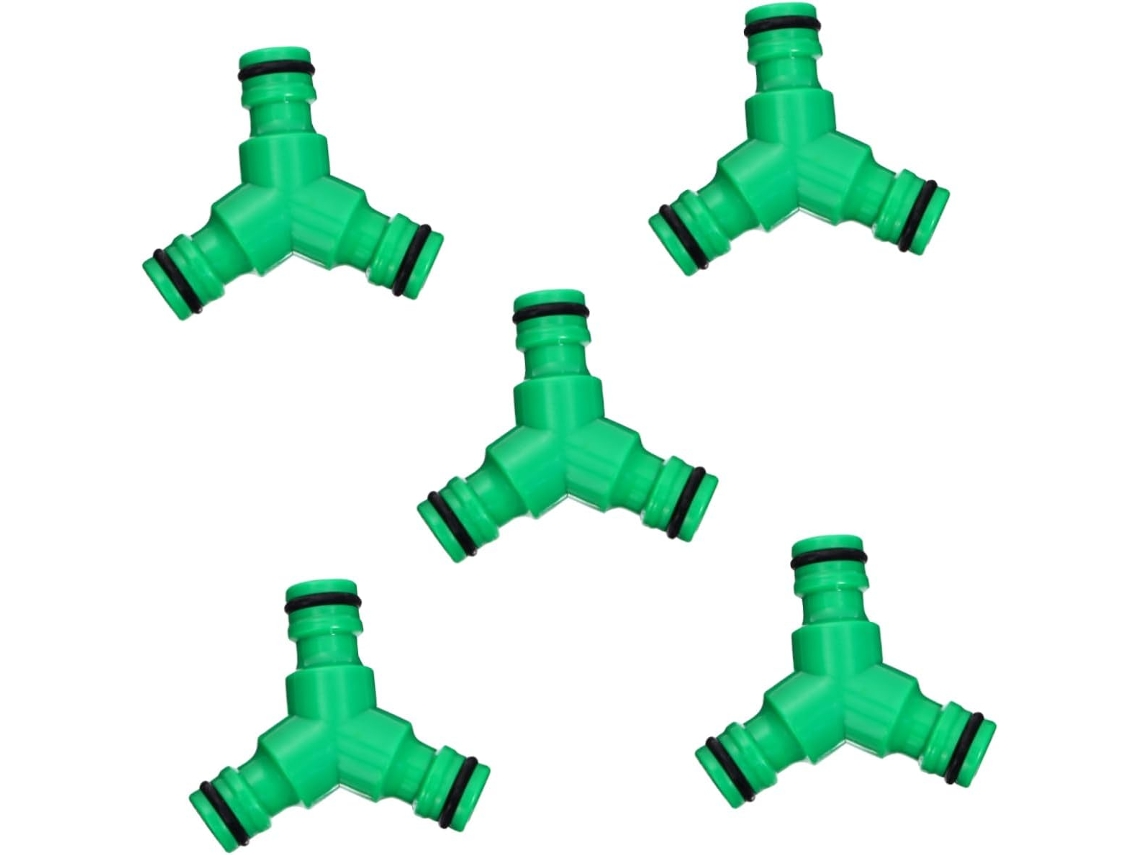 Conjunto De 5 Conectores Mangueira Para Irrigação, Conector Em T,