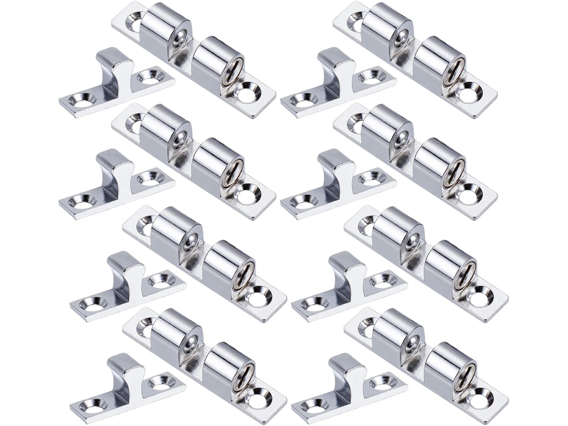 Conjunto De 8 Peças Fecho Rolete Em Aço Inoxidável Para Armários Barcos, Com Mecanismo À Prova De Vento, Para Portas