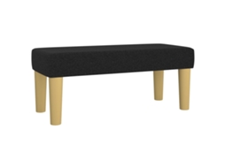 Bench, Benches Vidaxl Preto Tecido (70 X 30 X 30 Cm)